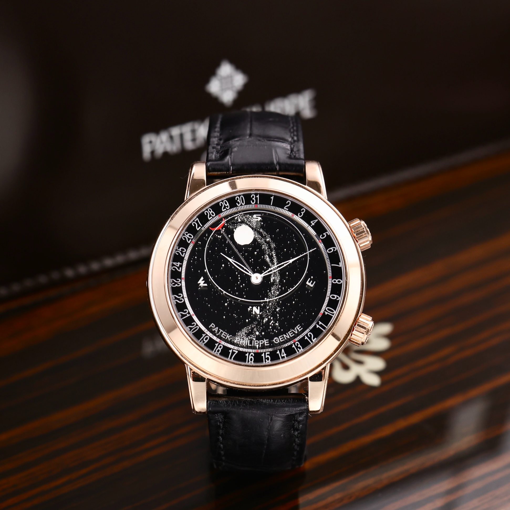 95新 Patek Philippe/百达翡丽 6102R玫瑰金 44mm 2023年11月保卡