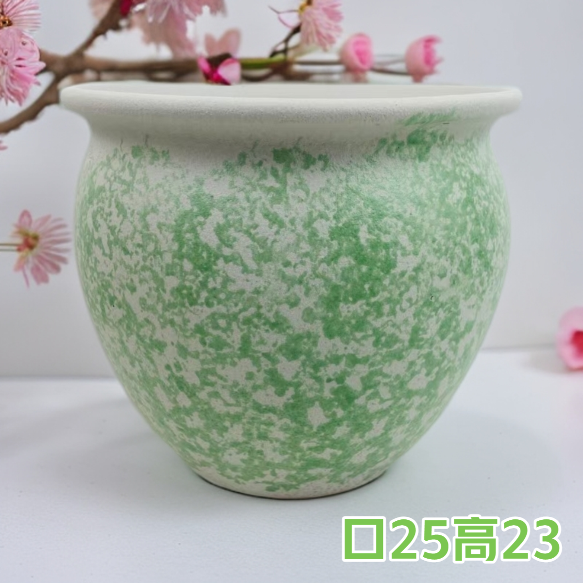2037大口径大肚子法师老桩三角梅垂丝茉莉绿植多人粗陶花盆