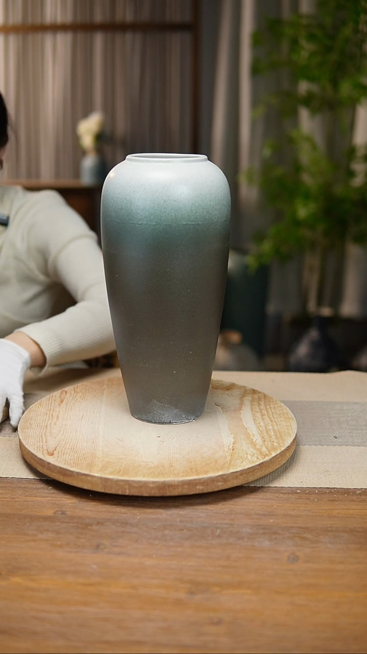 【闪购商品】陶瓷 花器陶瓷花瓶无孔001瑕疵 