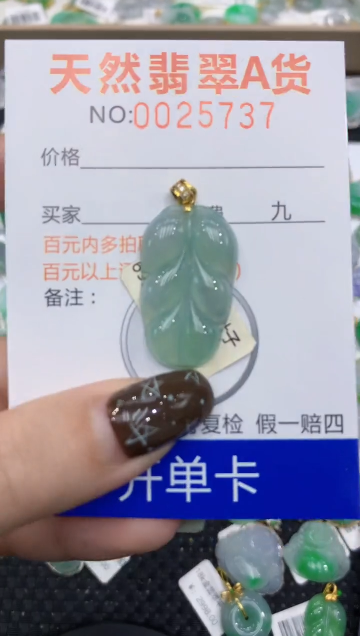 【闪购商品】翡翠颈饰18K金镶嵌11111111111