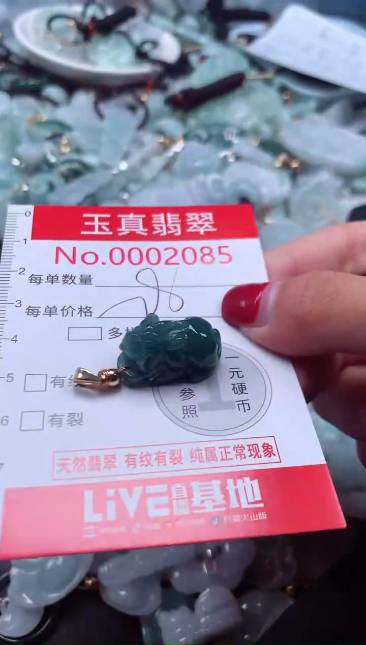 颈饰未镶嵌翡翠2085