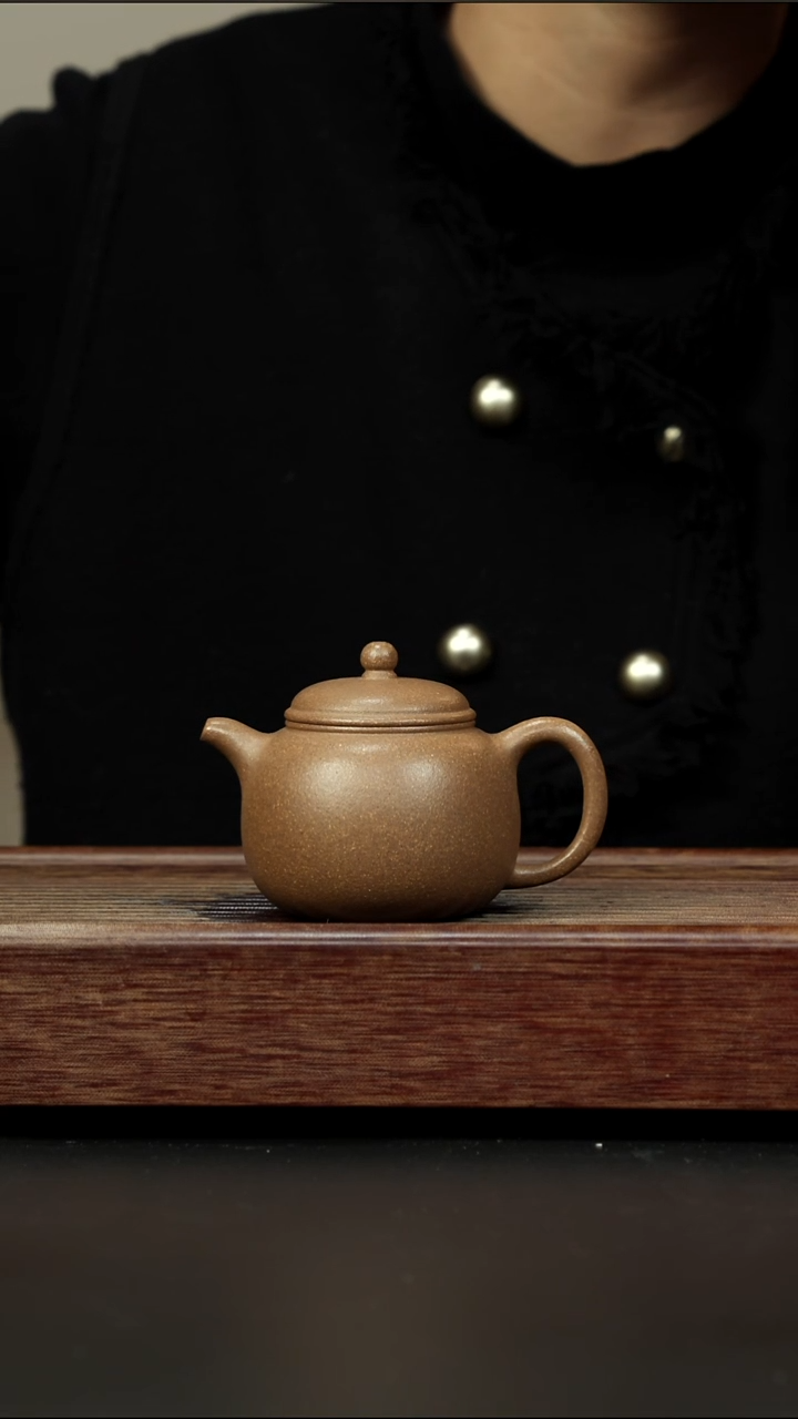 茶壶紫砂芝麻绿 小匏樽 170cc