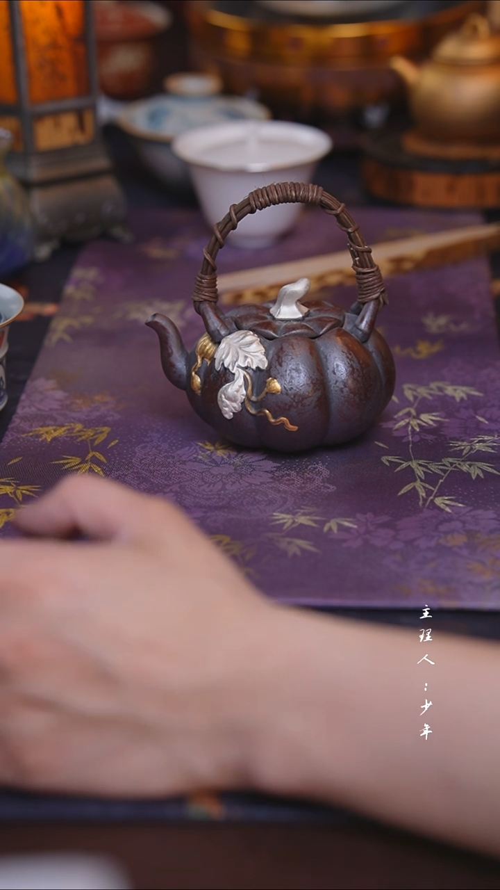 【闪购商品】其他【半闲】南瓜提梁壶