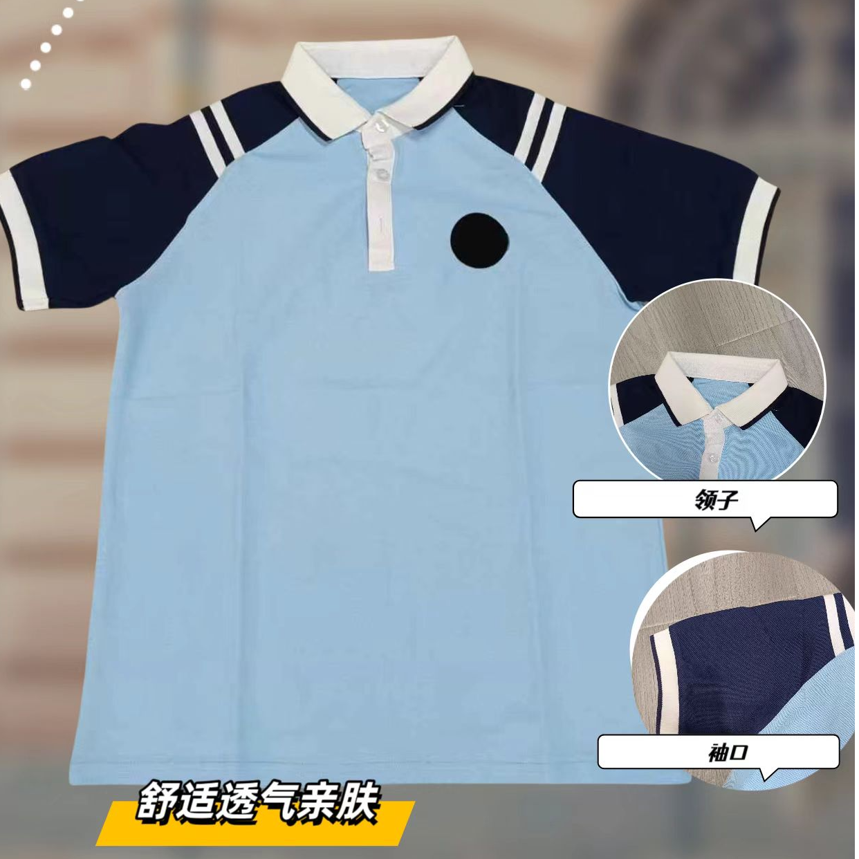 西安莲湖二校夏季同款短袖