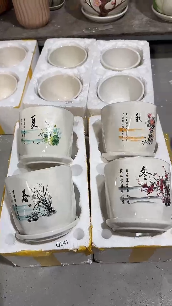 高温陶瓷花盆+E24