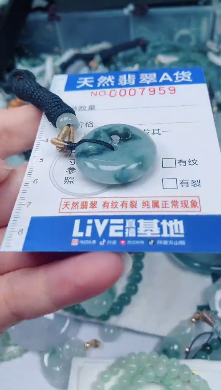 颈饰未镶嵌翡翠00007959