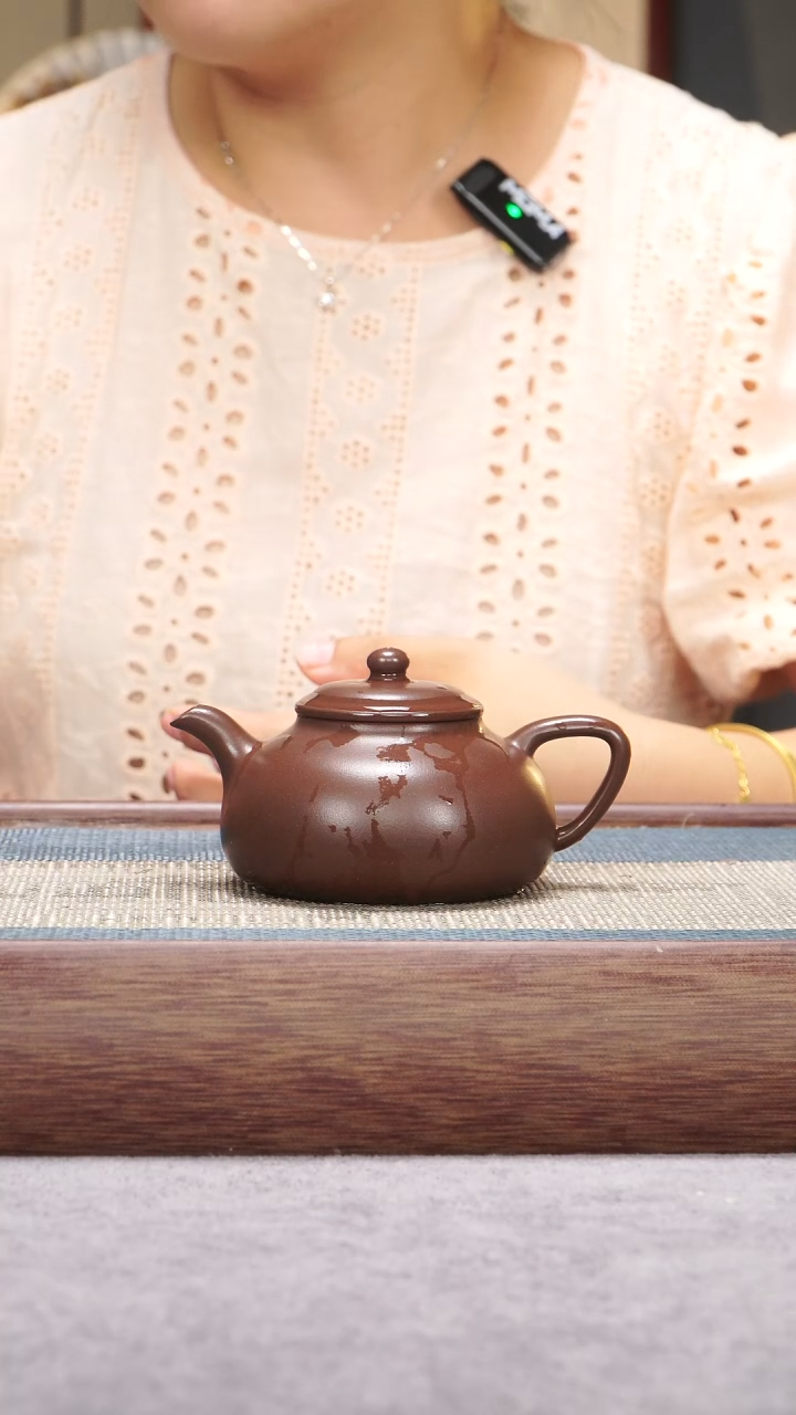 茶壶紫砂紫泥笠帽