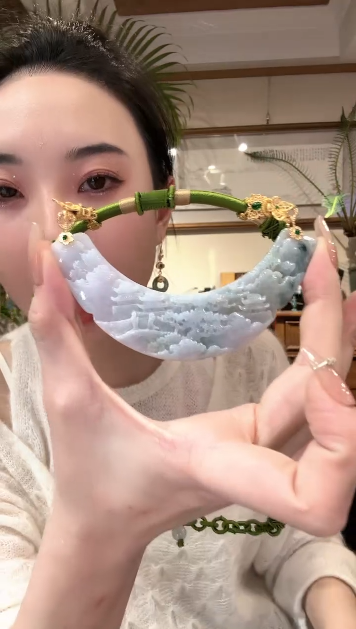 【闪购商品】翡翠颈饰未镶嵌国风