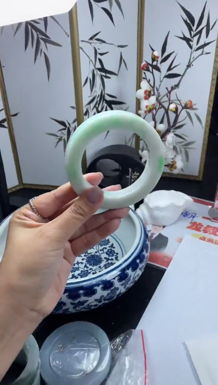 【闪购商品】定制翡翠手镯未镶嵌SZAAS07DZS