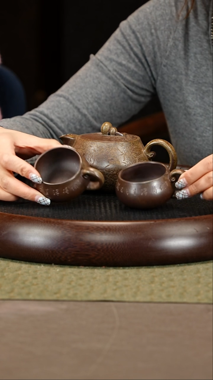 茶壶紫砂149 惠慧 青段柴烧 福禄套组280cc