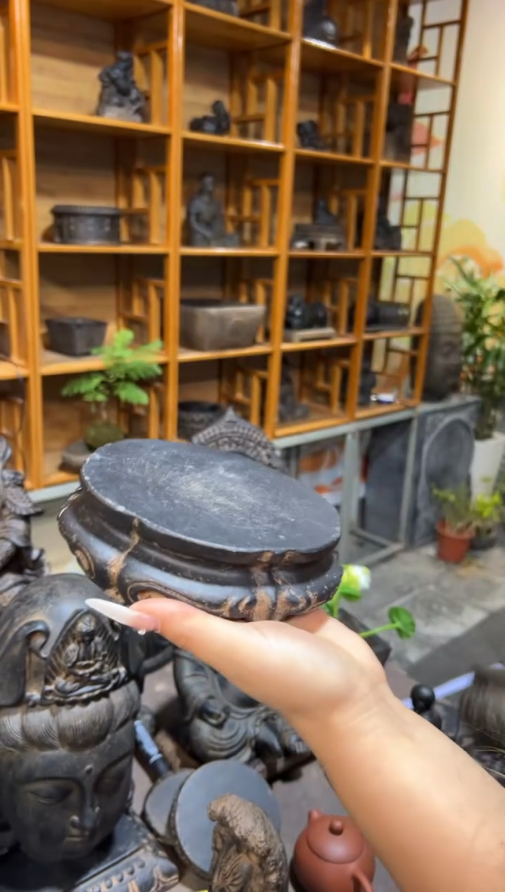 陶土【火山泥】金箍坛底座