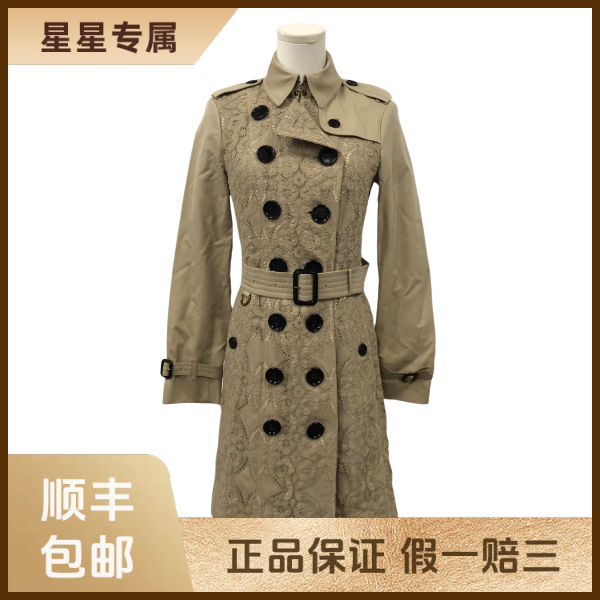 妃鱼/博柏利/棉/风衣/95新/星3/18