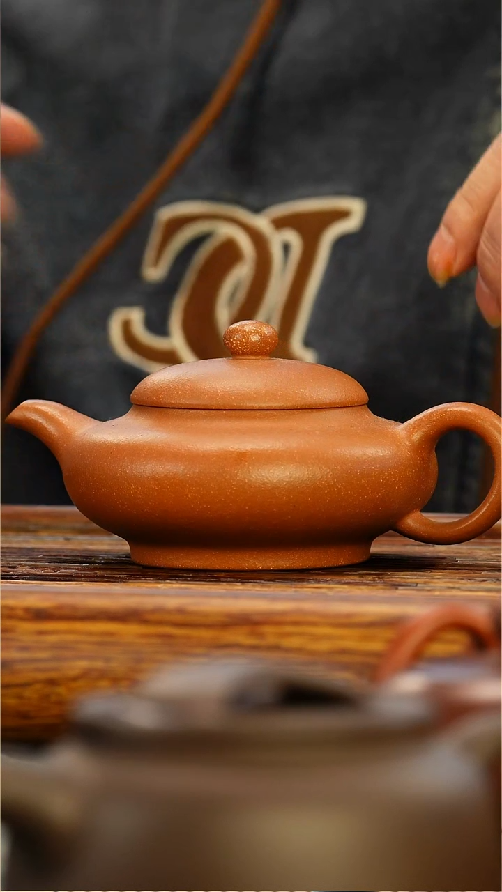茶壶紫砂金降坡超薄胎