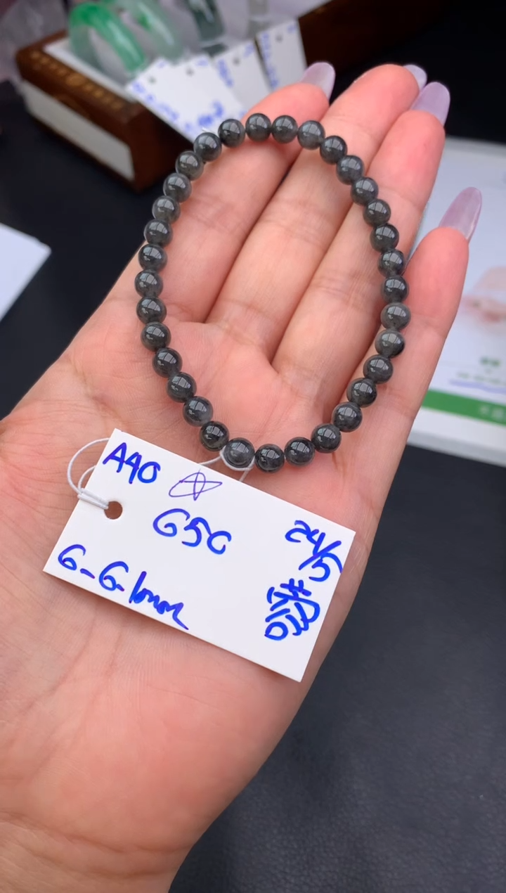 未镶嵌手串翡翠手串