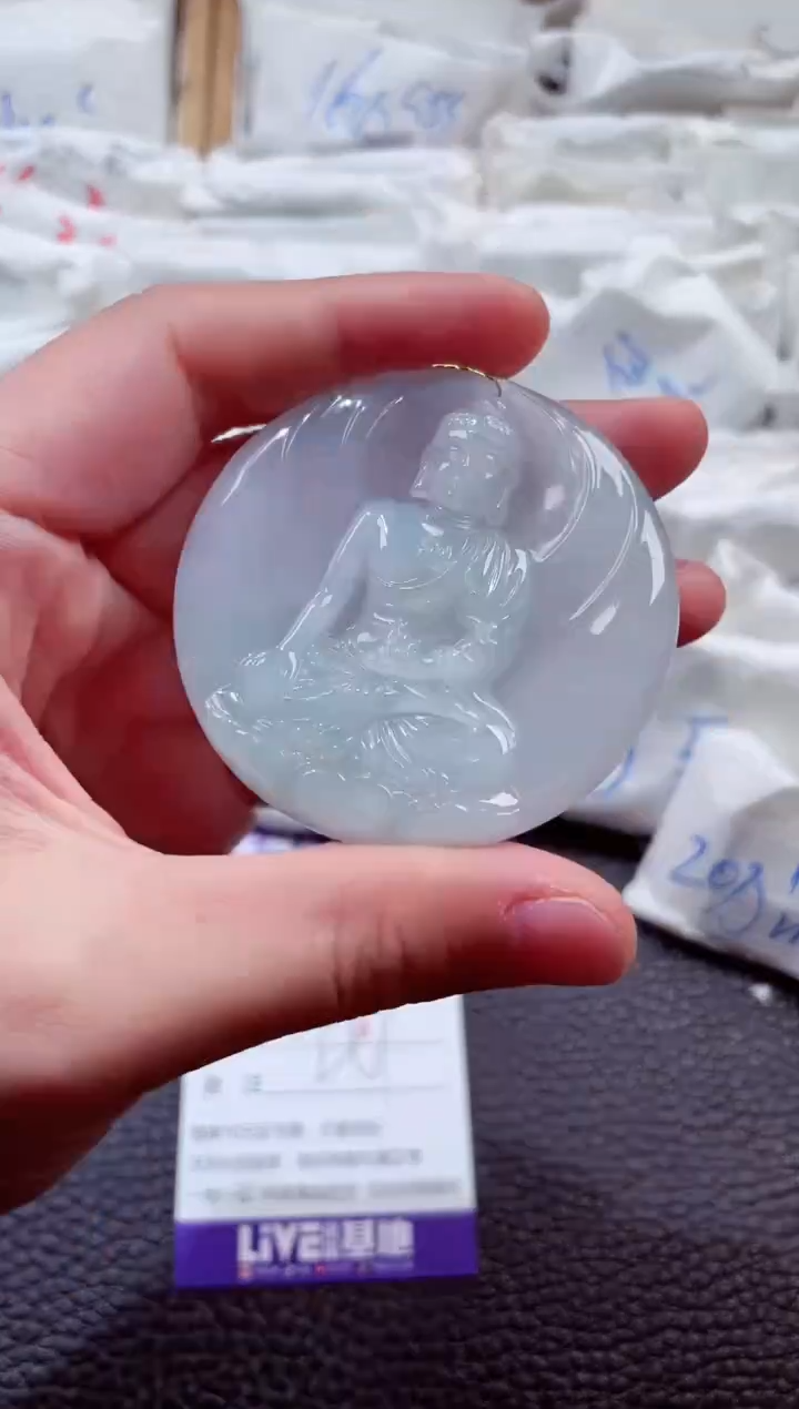 翡翠未镶嵌颈饰00000325阿弥