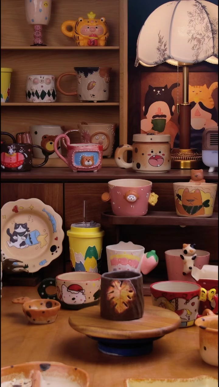 摆件陶景德镇原创手工陶瓷031