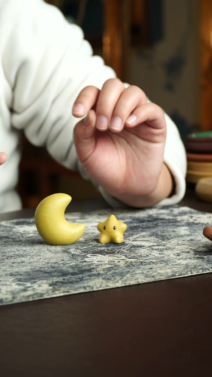 茶杯紫砂9号 星月茶宠 宜兴紫砂原矿作品