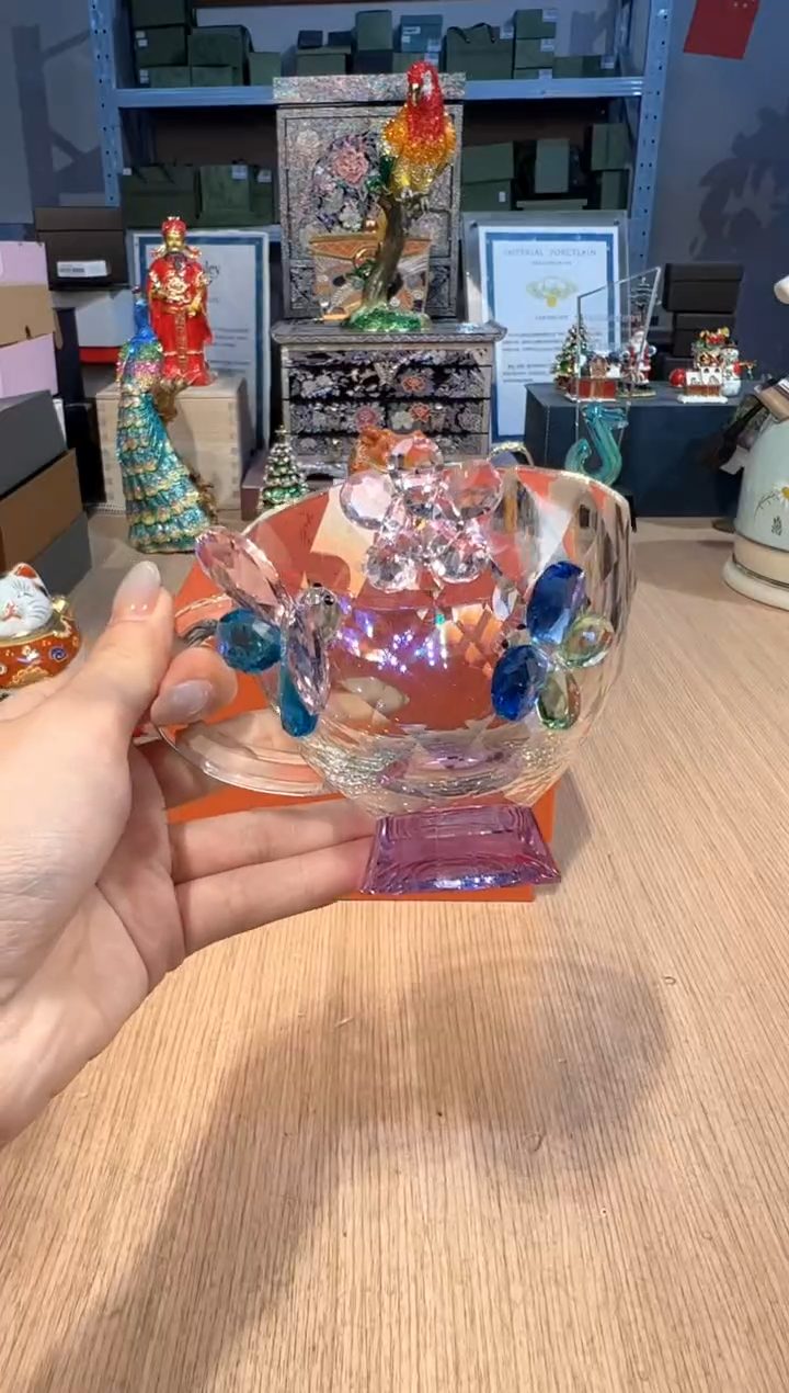 【闪购商品】杯190幻语水晶咖啡杯（紫）