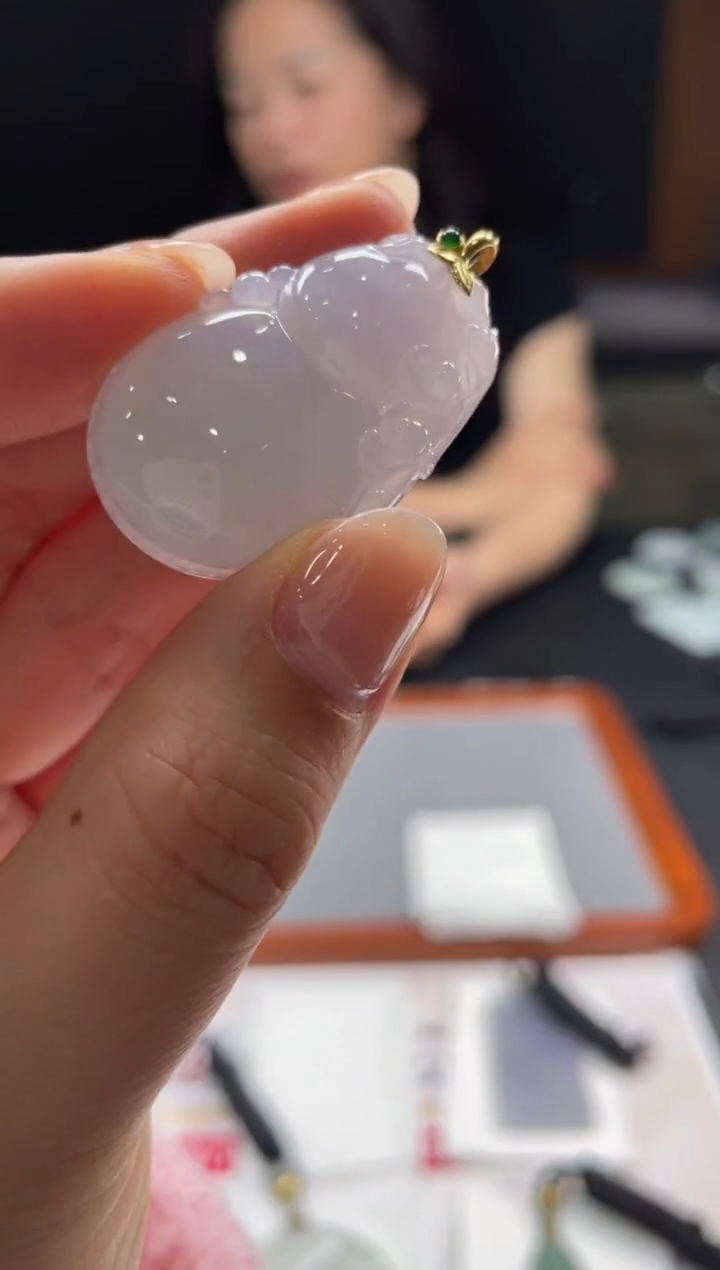 【闪购商品】定制翡翠18K金镶嵌02-19HDJT01311014