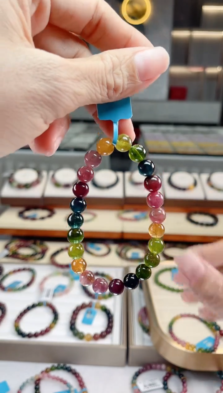 【闪购商品】碧玺单圈手串未镶嵌（多样性发一条）Q