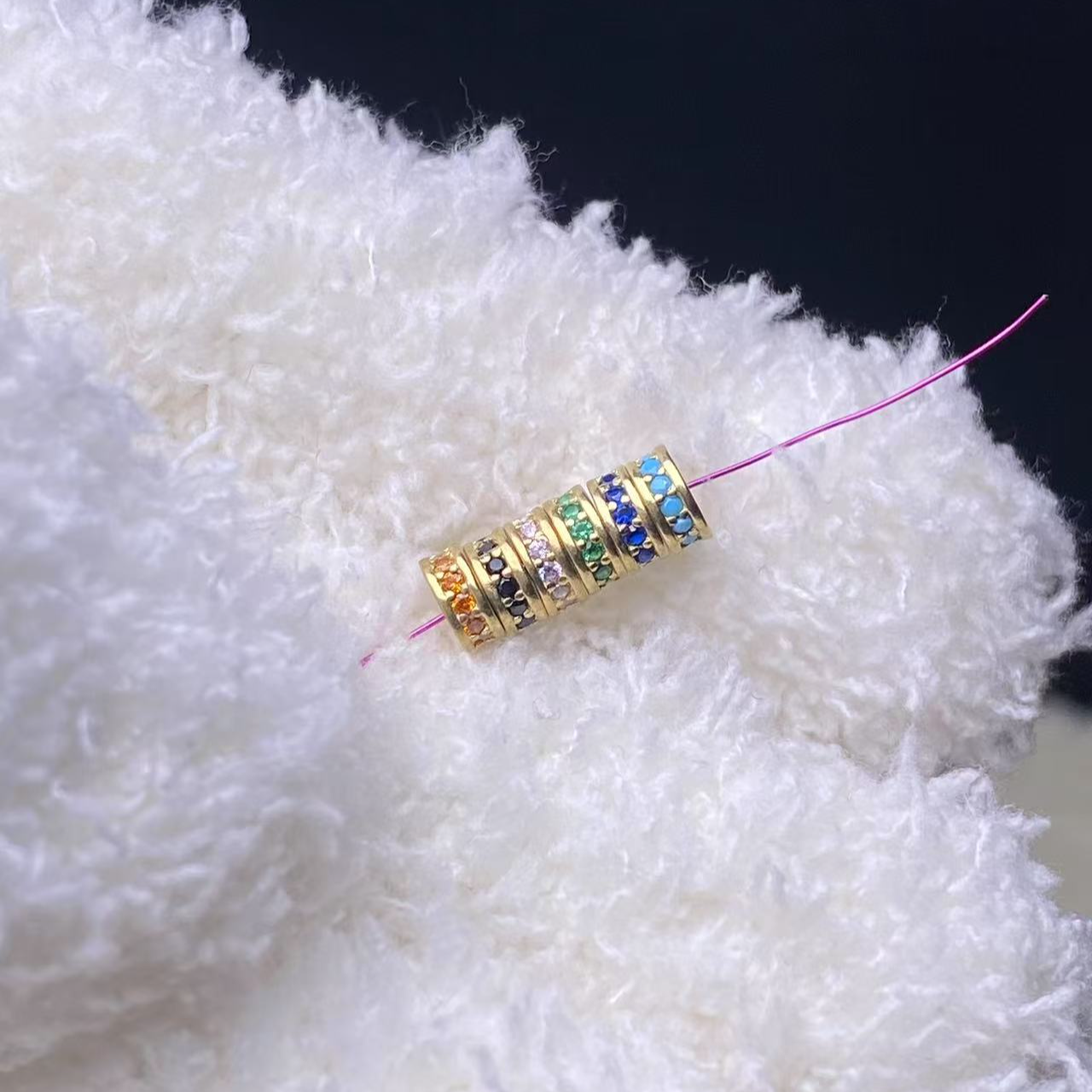 万能百搭款多色贴片隔片