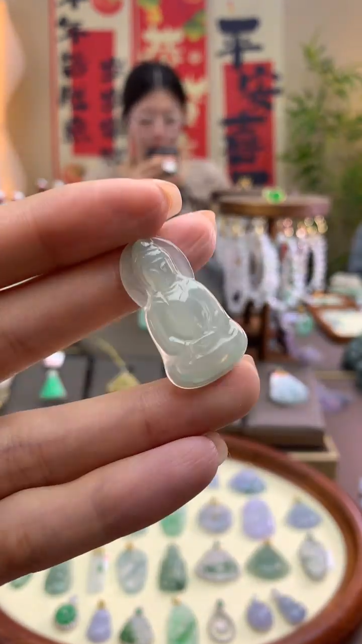 【闪购商品】翡翠颈饰未镶嵌天然a货翡翠吊坠