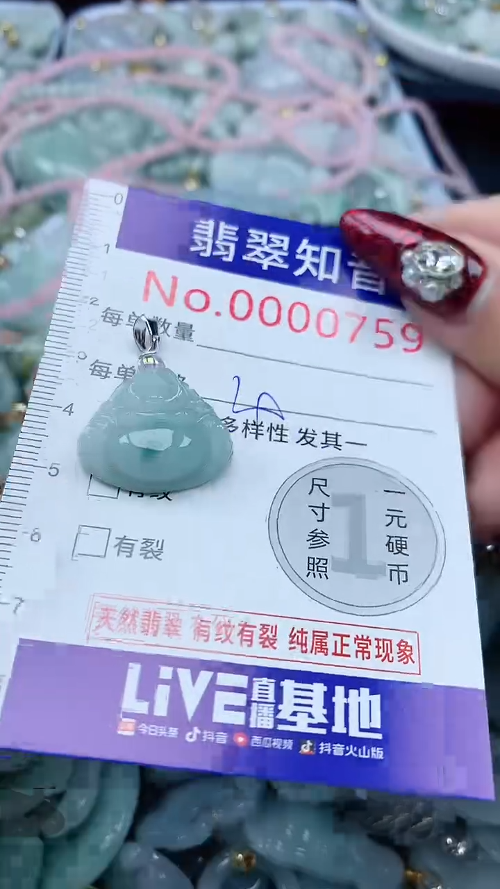 颈饰未镶嵌翡翠759
