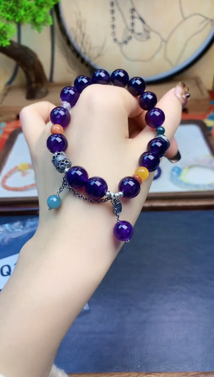 【闪购商品】紫晶手链未镶嵌142手串