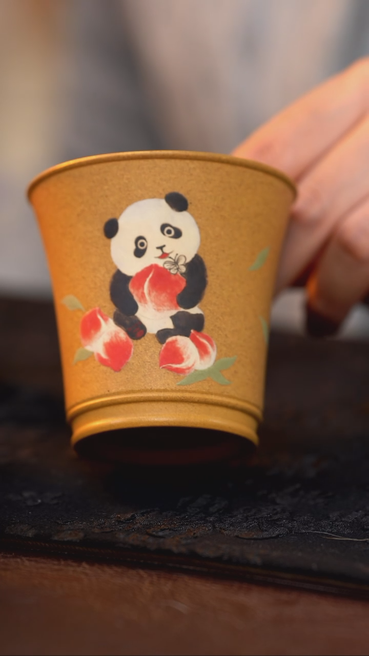 茶杯紫砂【宜景窑系列】紫砂金杯