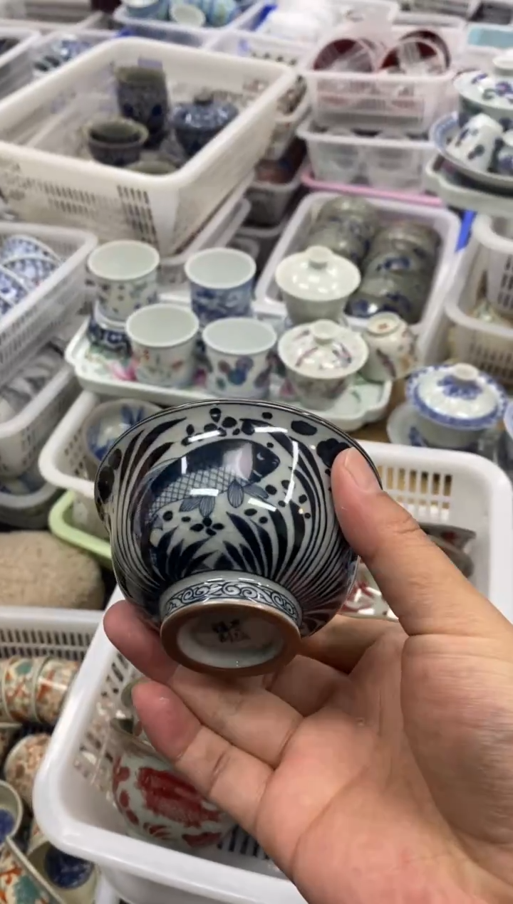 摆件陶景德陶瓷茶具容量约100