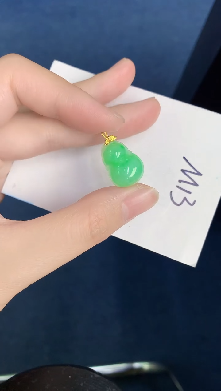 【闪购商品】翡翠颈饰18K金镶嵌0000000000