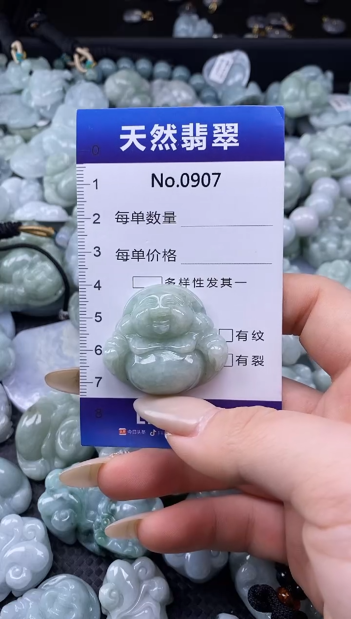【闪购商品】翡翠颈饰未镶嵌缅甸A货翡翠0907