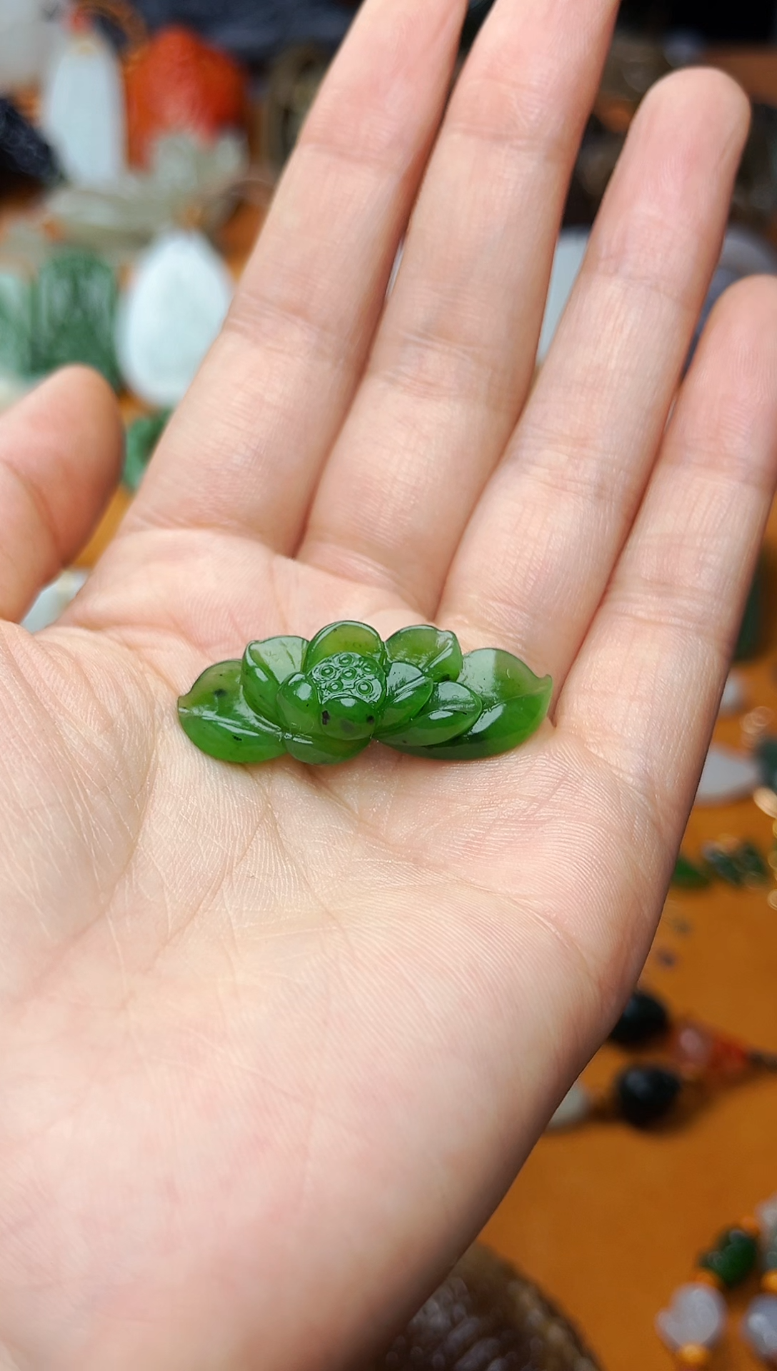 【闪购商品】和田玉颈饰未镶嵌荷花