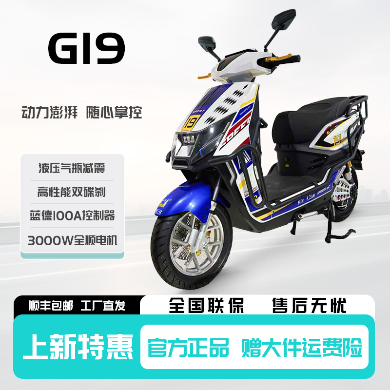 越野电动车高功率电动摩托车长续航外卖电摩电瓶车外卖车