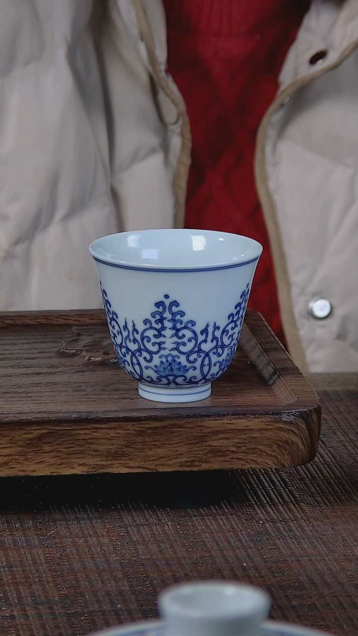 【闪购商品】折葵非器手工手绘双勾线杯