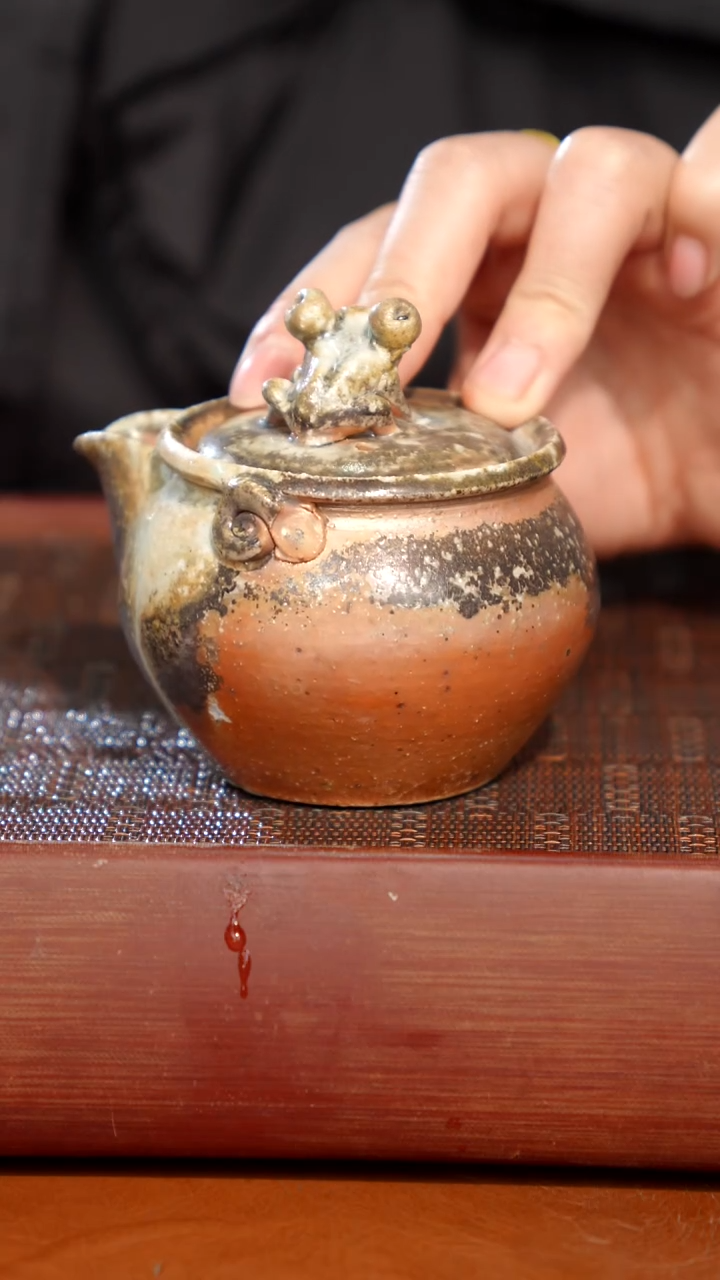 陶瓷奢瓷/瑞寅柴烧茶器（宝瓶）0502微瑕