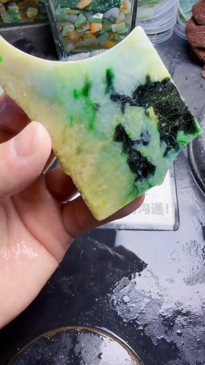 未镶嵌挂件翡翠天然翡翠047