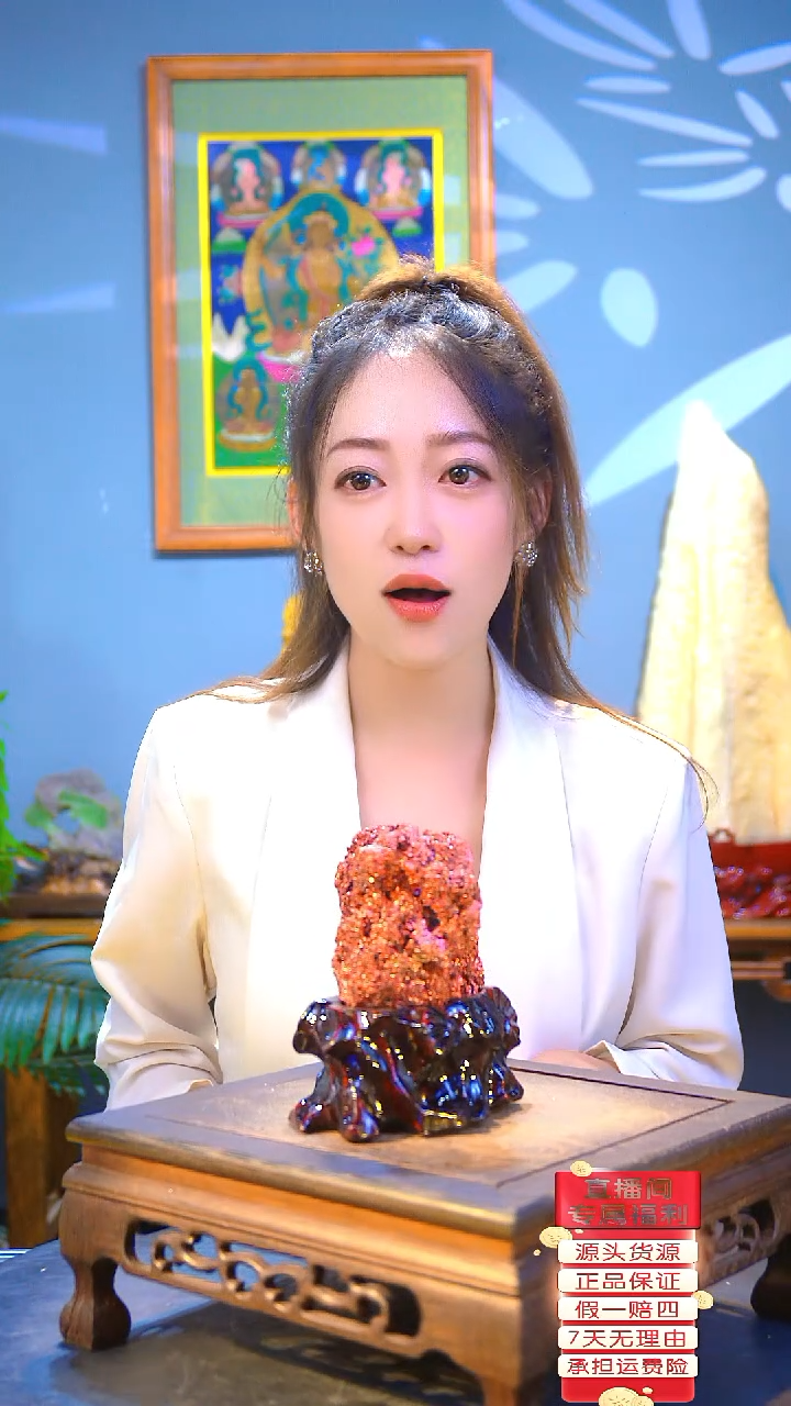 石材精品矿物晶体，原石原矿