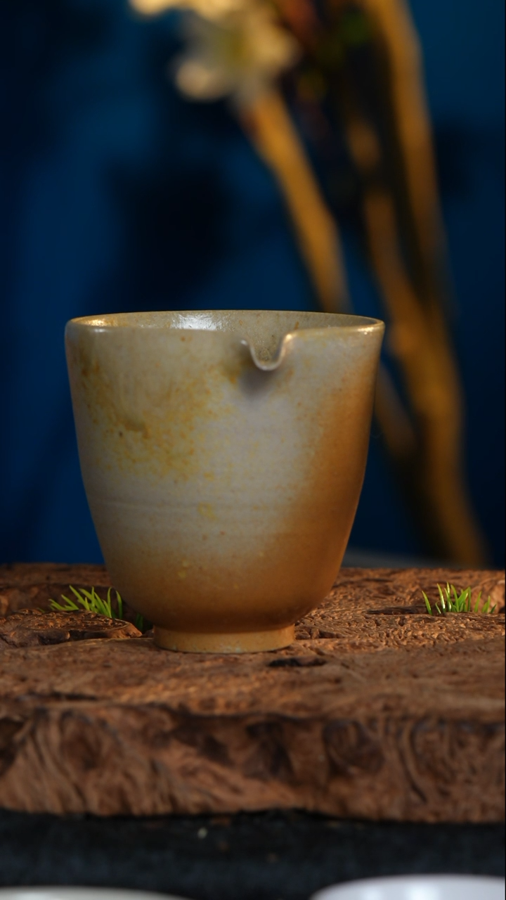 【闪购商品】【1382】已开价 柴烧大扩口杯