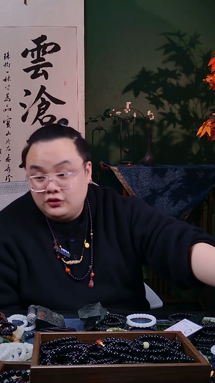 未镶嵌手链和田玉6mm羊脂级塔青