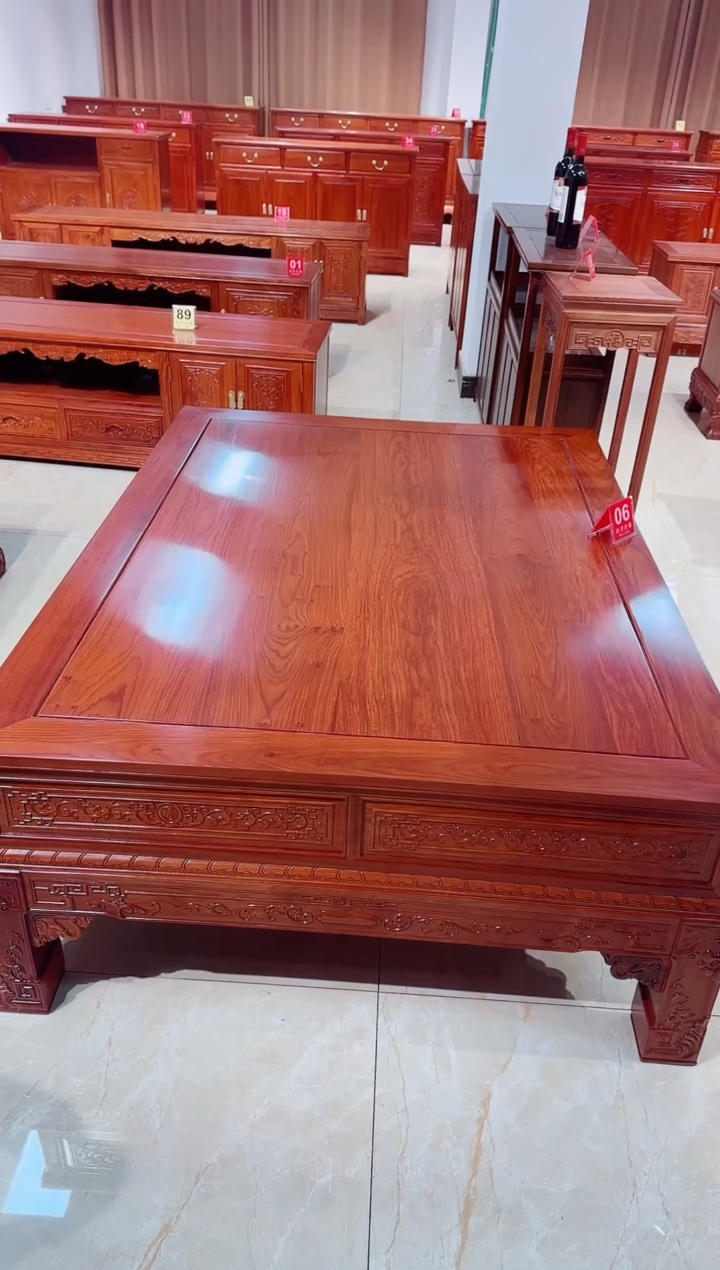 【闪购商品】花梨木类茶几刺猬紫檀茶几