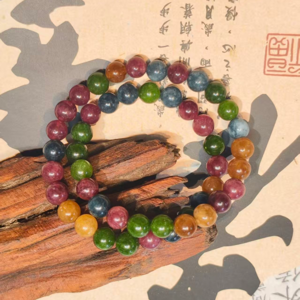 碧玺0.8mm精美双圈手链（无礼盒）MK1035