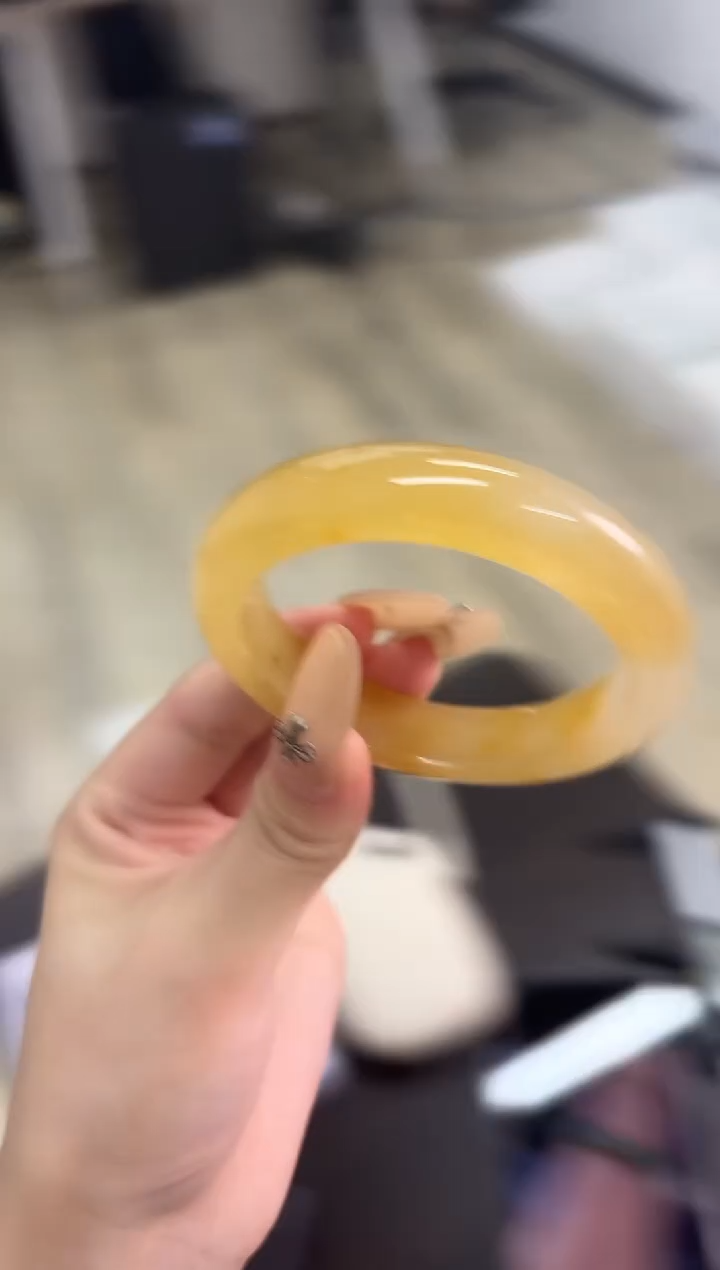 未镶嵌手镯石英质玉13-51HU