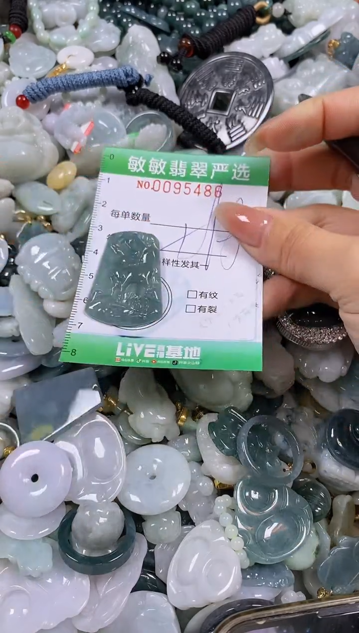 【闪购商品】翡翠颈饰未镶嵌闪购0095486多样性发其一