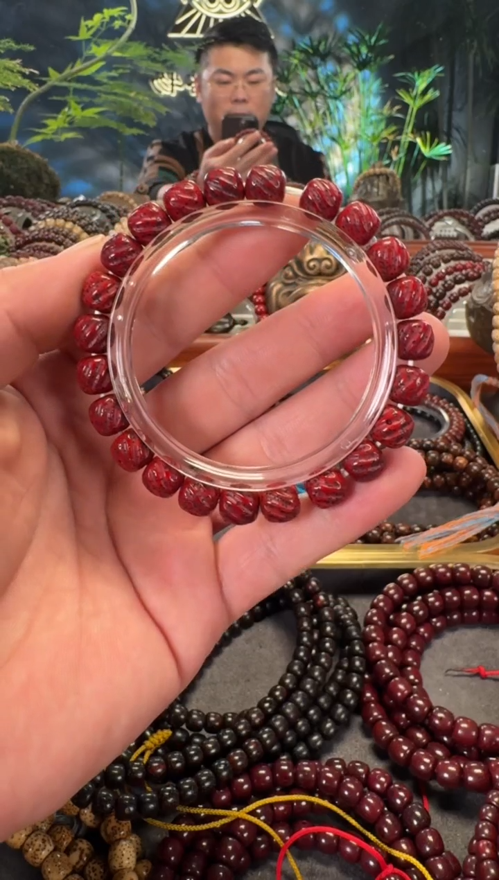 手串星月菩提H****s9*10原生态本草供星月菩提手串