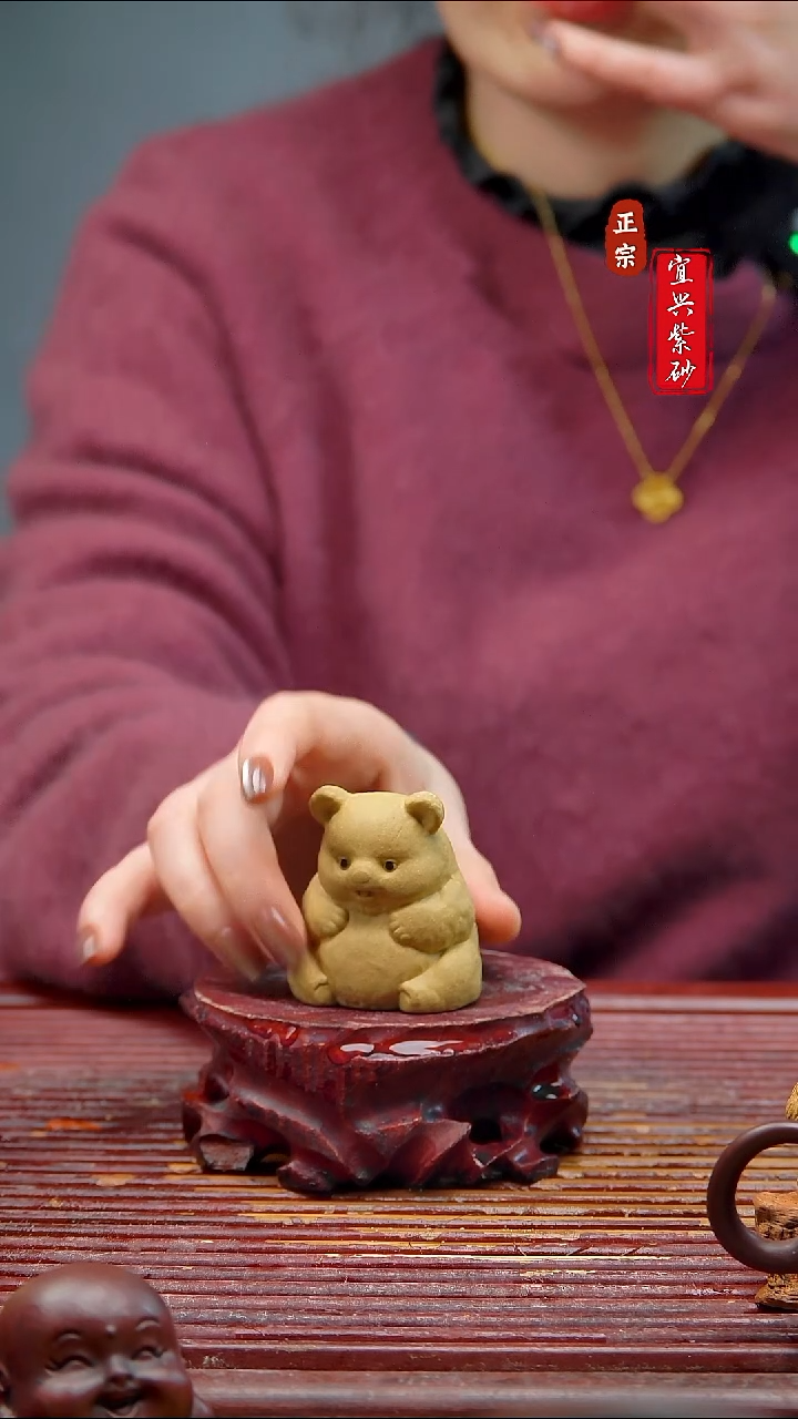 紫砂茶宠宜兴紫砂茶宠摆件