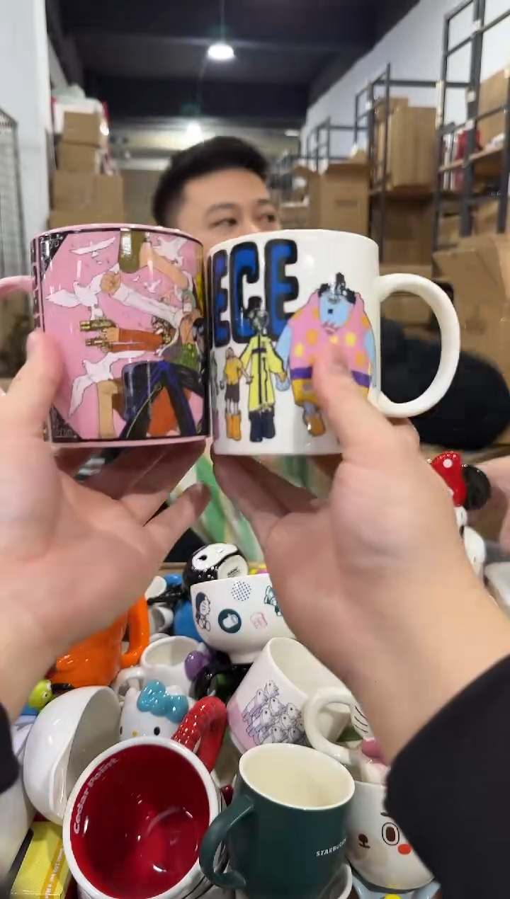 瓷片海贼王25周年对杯