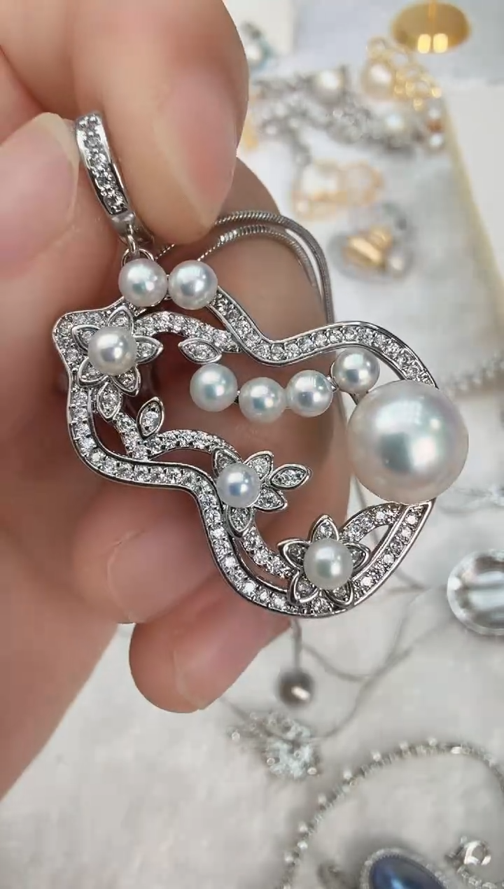 颈饰未镶嵌淡水珍珠葫芦套链