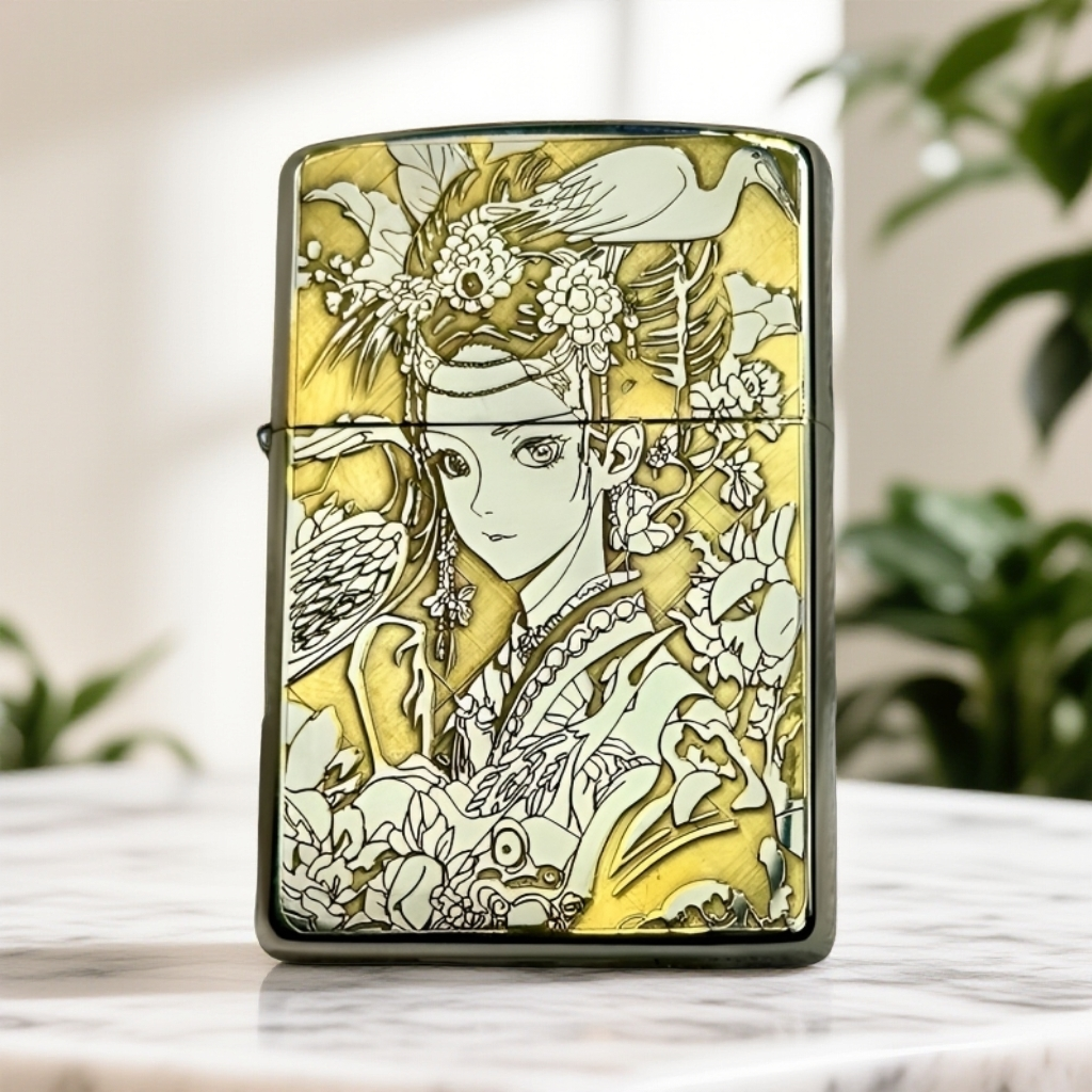 限量款 白镍版花旦（配官方礼盒证书保卡）创意打火机防风