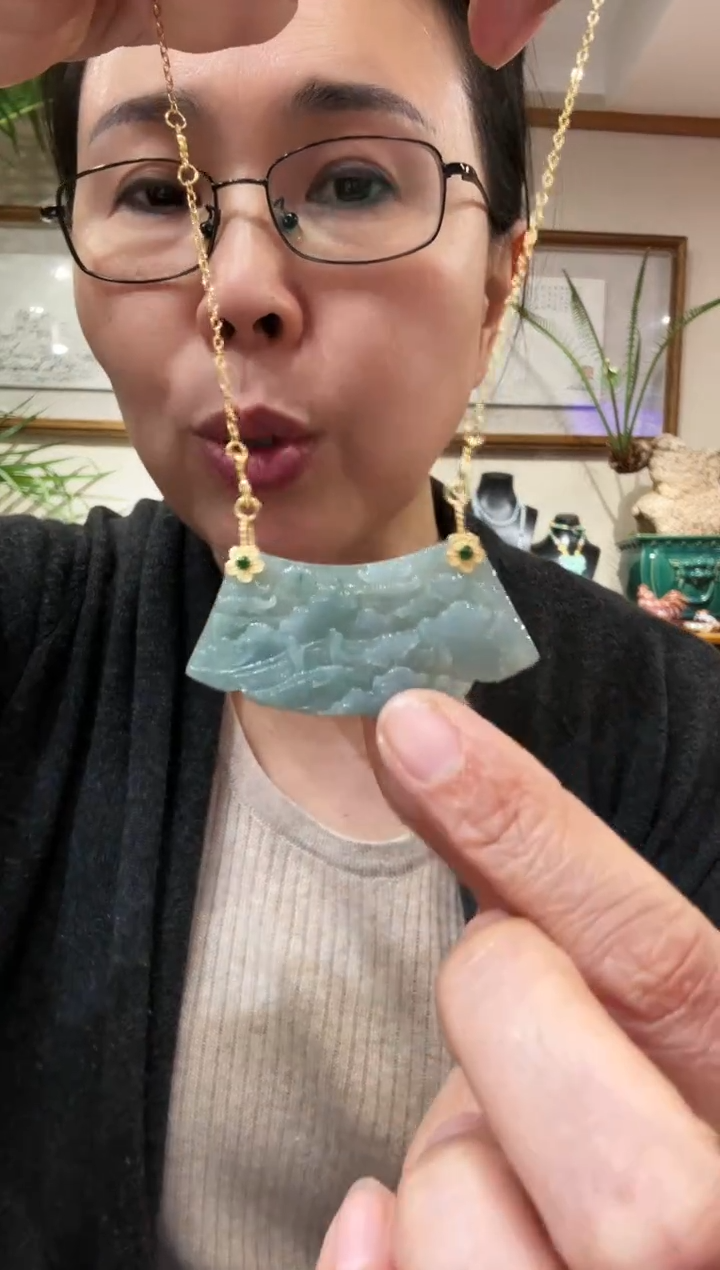 【闪购商品】翡翠颈饰未镶嵌国风